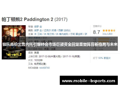 狼队高价出售内托引爆转会市场巨额资金回笼重塑阵容新格局与未来