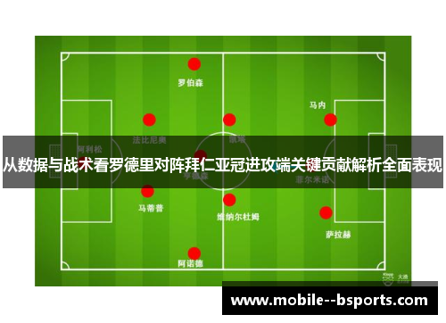 从数据与战术看罗德里对阵拜仁亚冠进攻端关键贡献解析全面表现